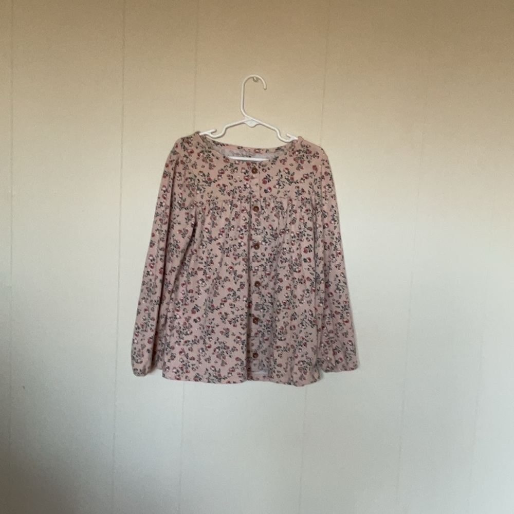 Long sleeve floral shirt